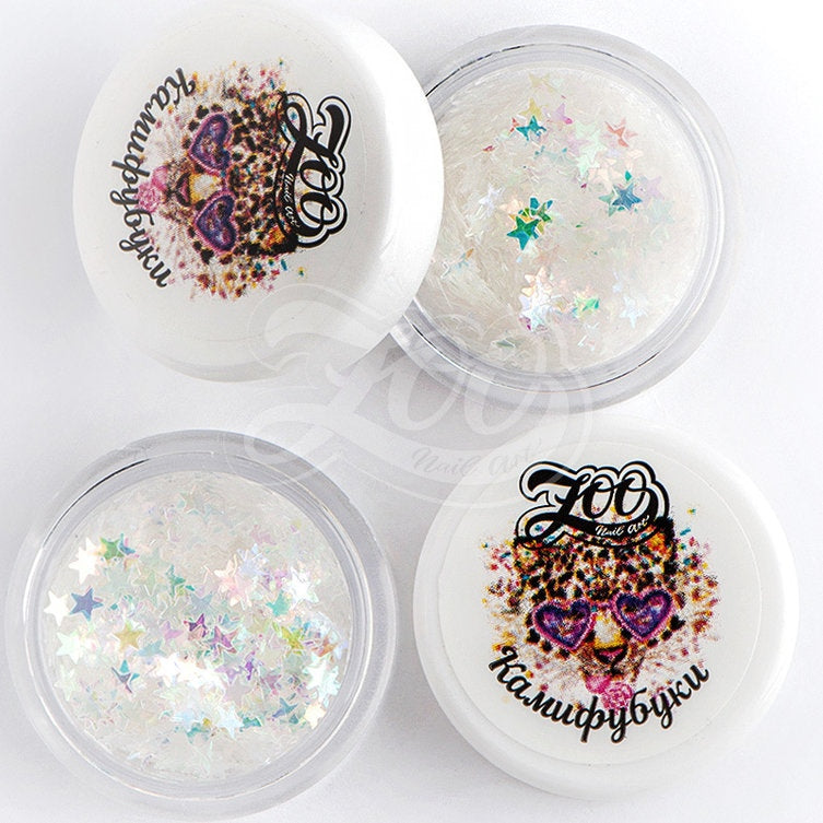Nail art sequins 'KAMUFUBI' from ZOO Nail