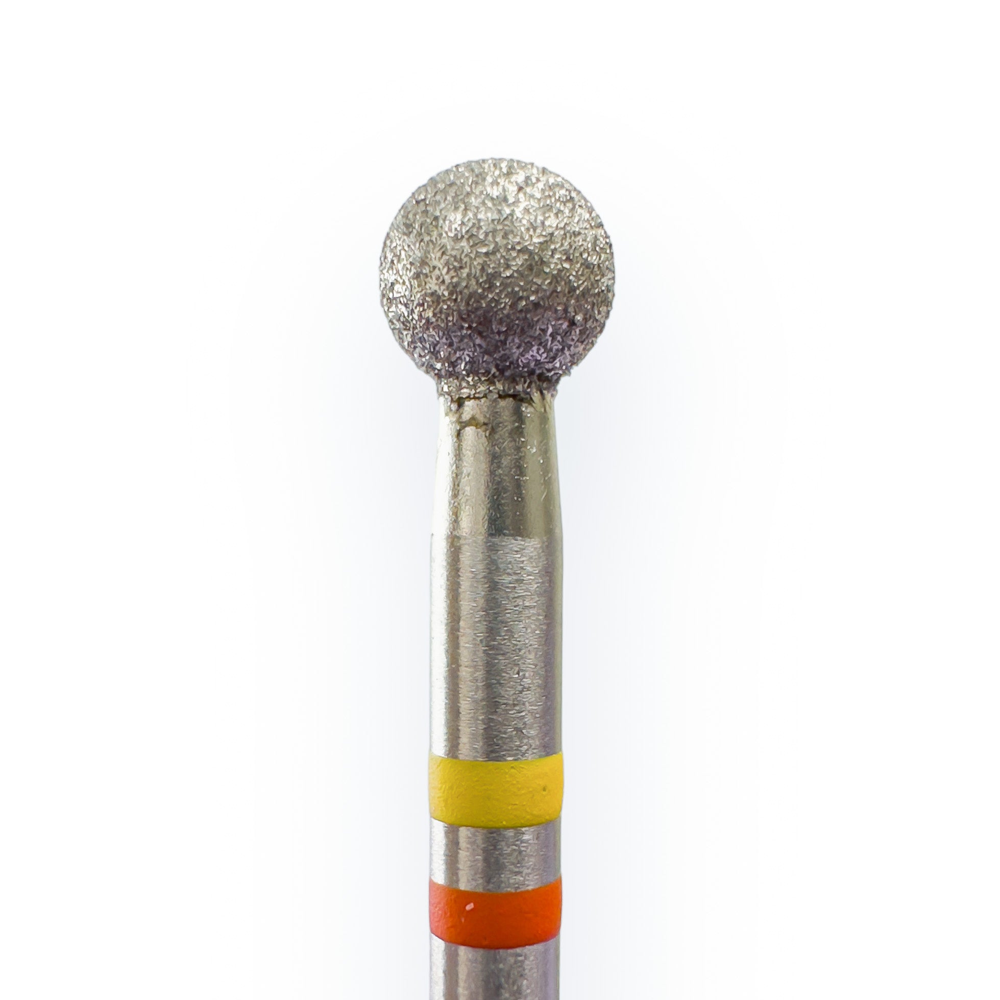 Milling cutter attachment ball diamond bit very fine (yellow ring) in sizes: 2mm to 5.0mm from KMIZ