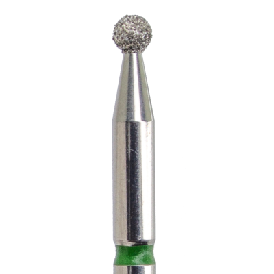 Fräseraufsatz Diamant Bit Kugel grob (grün) in Größen: 2,1 mm und 5,0 mm von KMIZ
