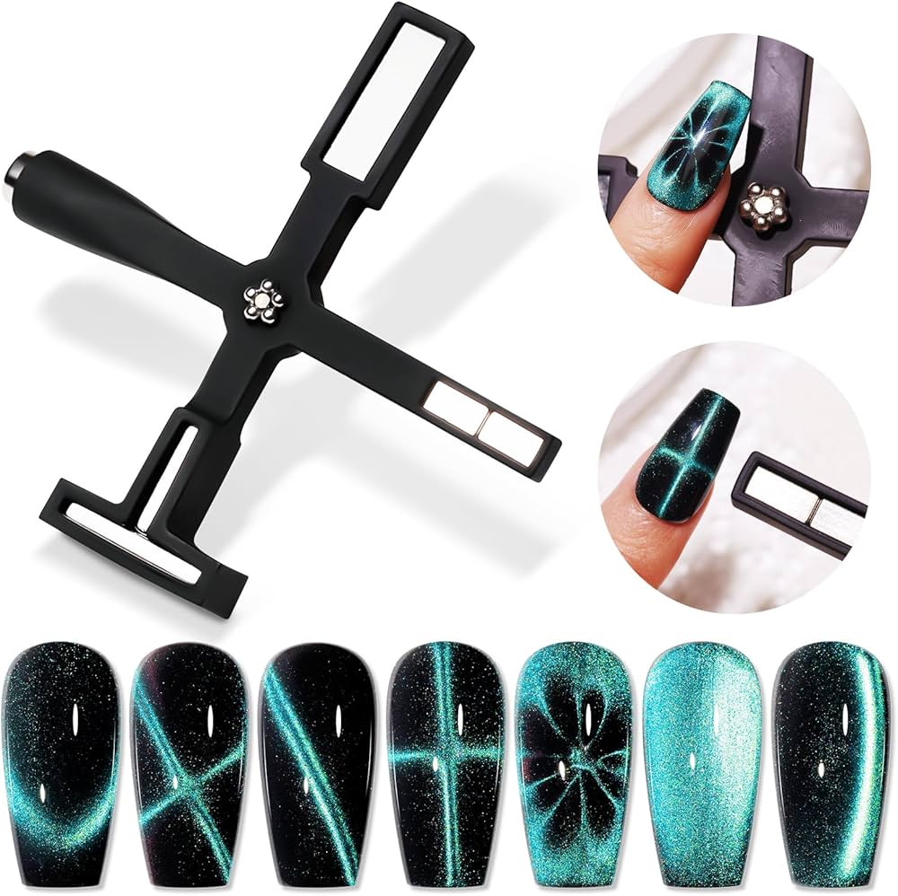 Multifunktionale Magnet für Cateye Effekt schwarz