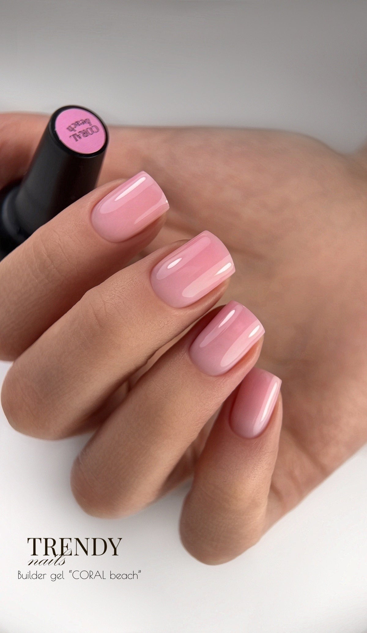 Builder Gel в бутылке или в банке Clear от Trendy Nails 15ml/30ml (самовыровнивающийся)