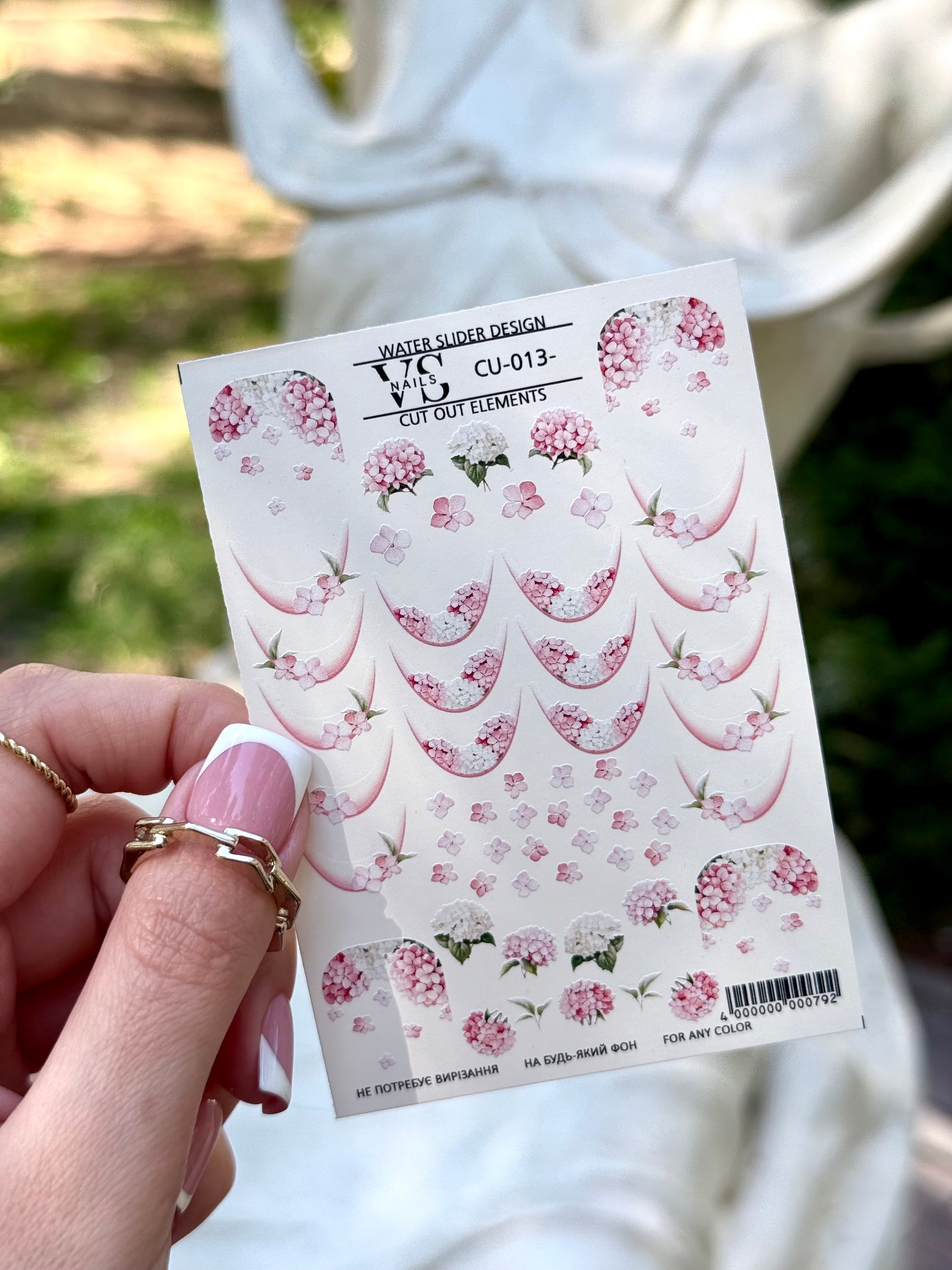 Slider CUT OUT (Adesivi ad acqua) 05 di VS Nails