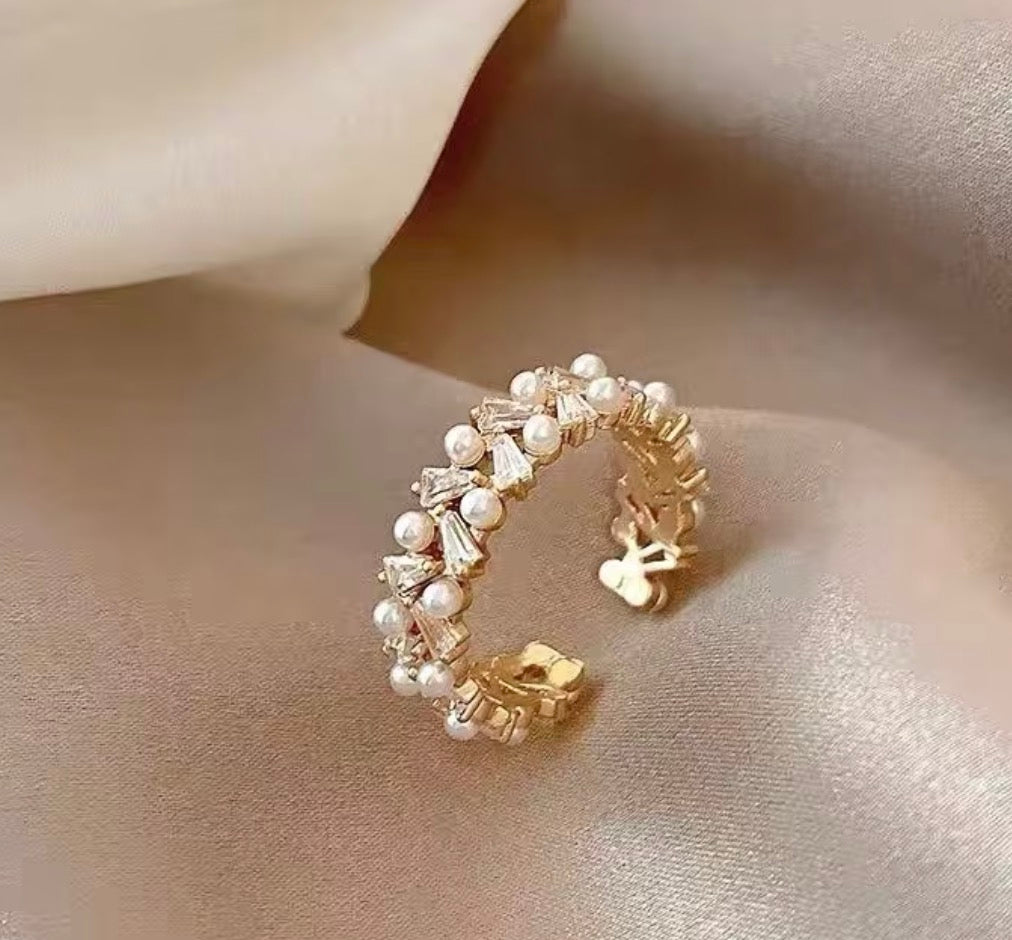 Ladies ring suitable for all sizes in silver No. 22