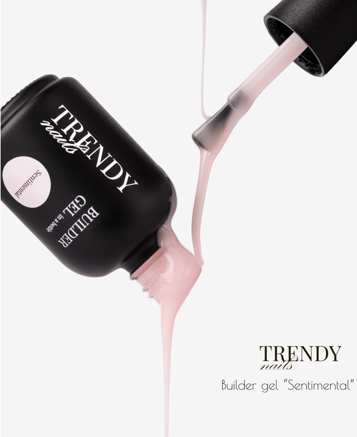 Builder Gel Collection in a bottle or jar from Trendy Nails 15ml/ 30ml (self-leveling)
