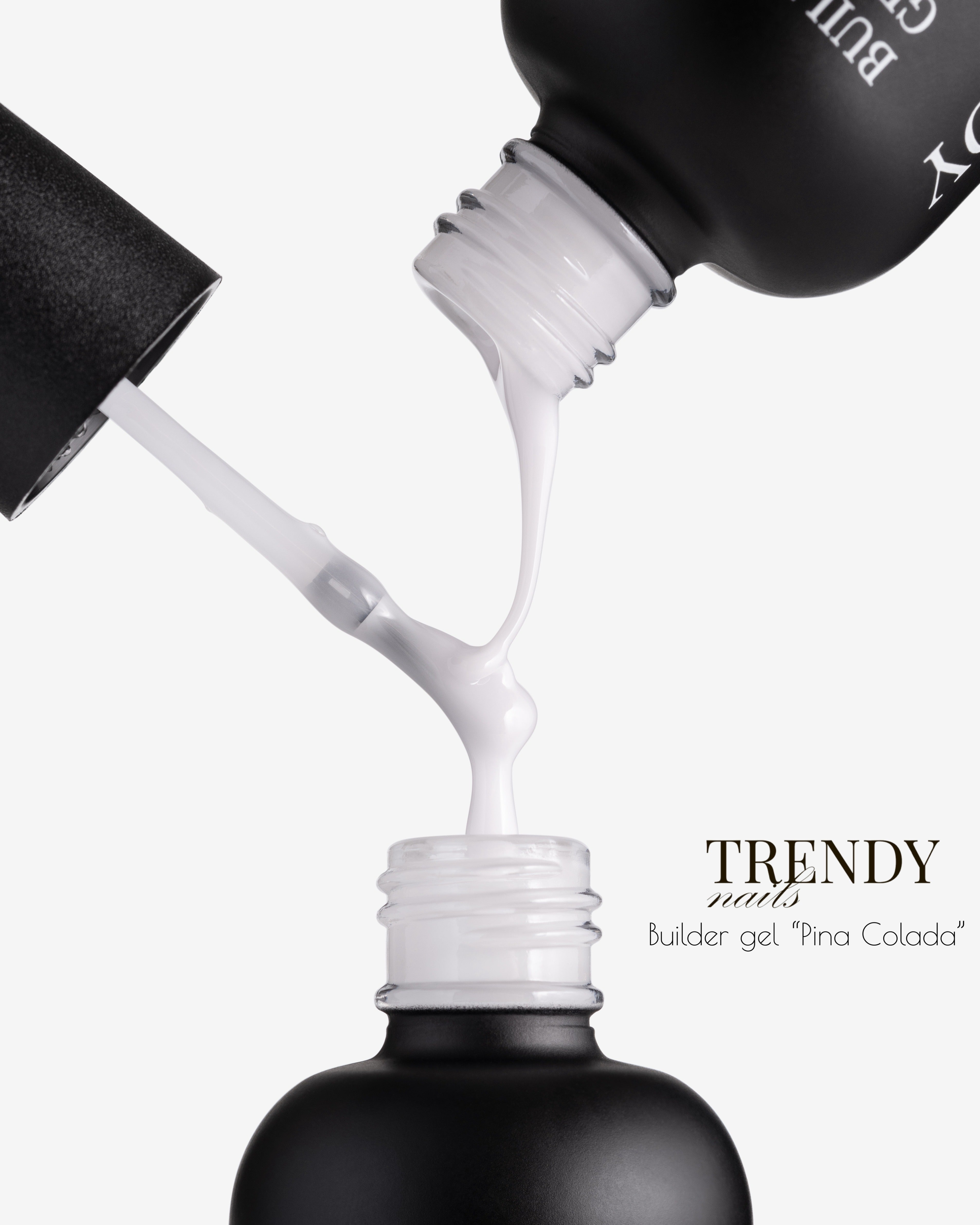 Гель-строитель в бутылке Pina Colada от Trendy Nails 15 мл/30 мл (самовыравнивающийся)