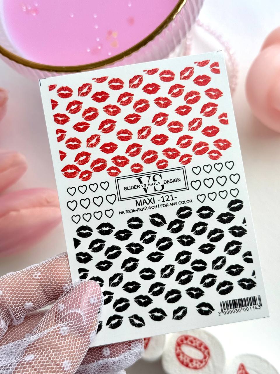 Slider maxi (adesivi rimovibili con acqua) 121 di VS Nails