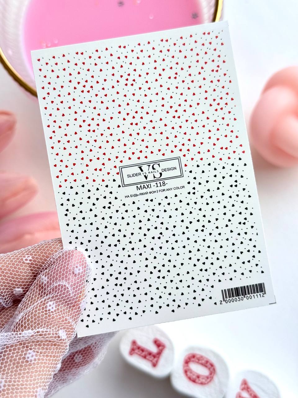Slider maxi (adesivi rimovibili ad acqua) 118 di VS Nails