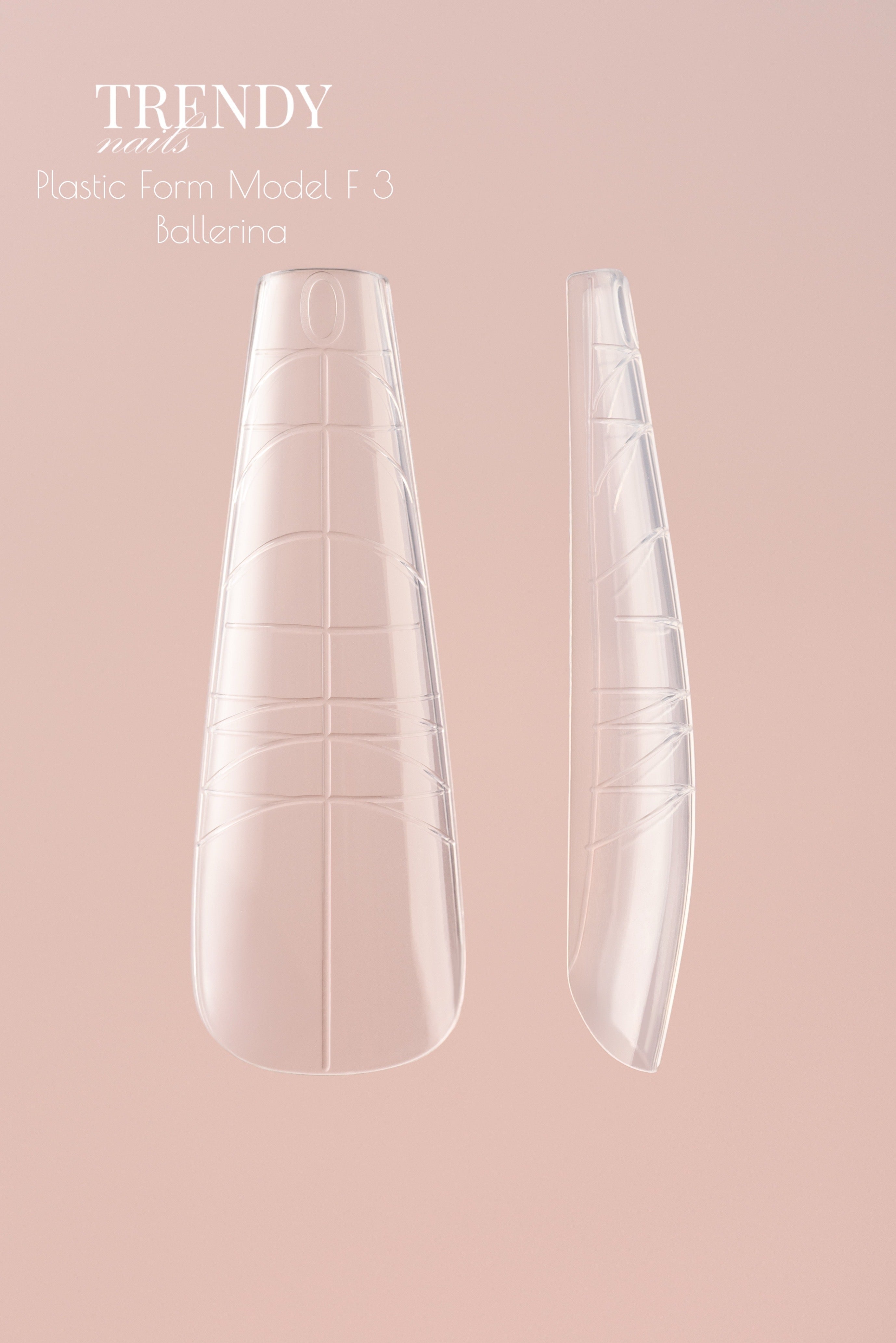 Neue Dual Tips Ballerina Form 140Stk. Model F3 von Trendy Nails