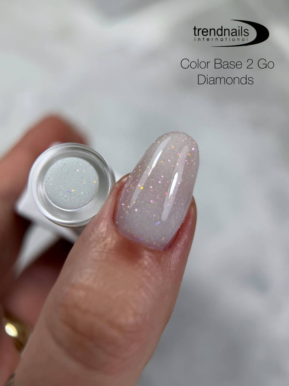 ColorBase2Go – White Chamapagne 8/15ml by Trendnails