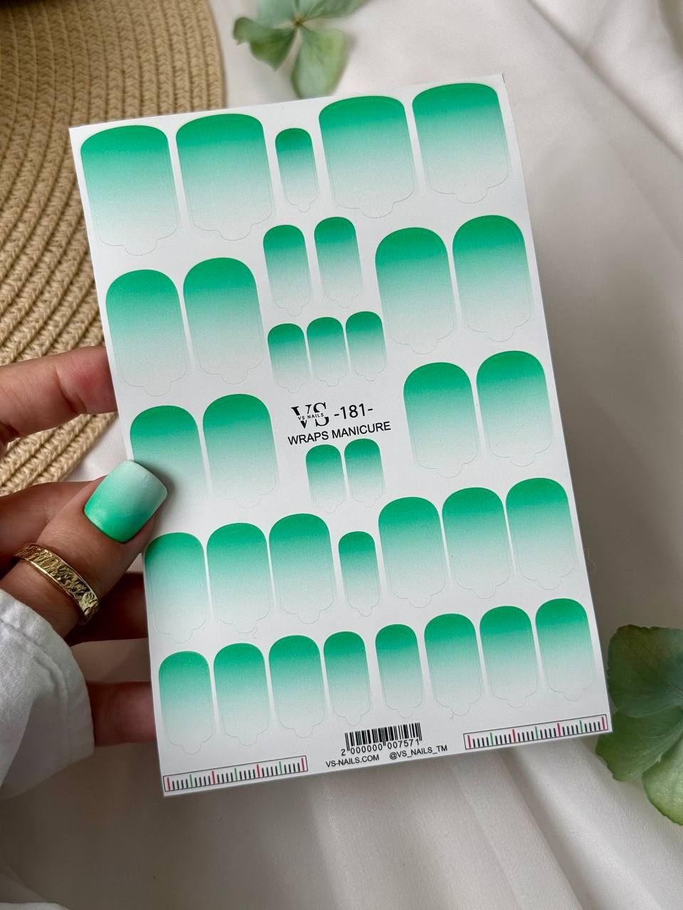 Wrap for Manicure Maxi 162 by VS Nails
