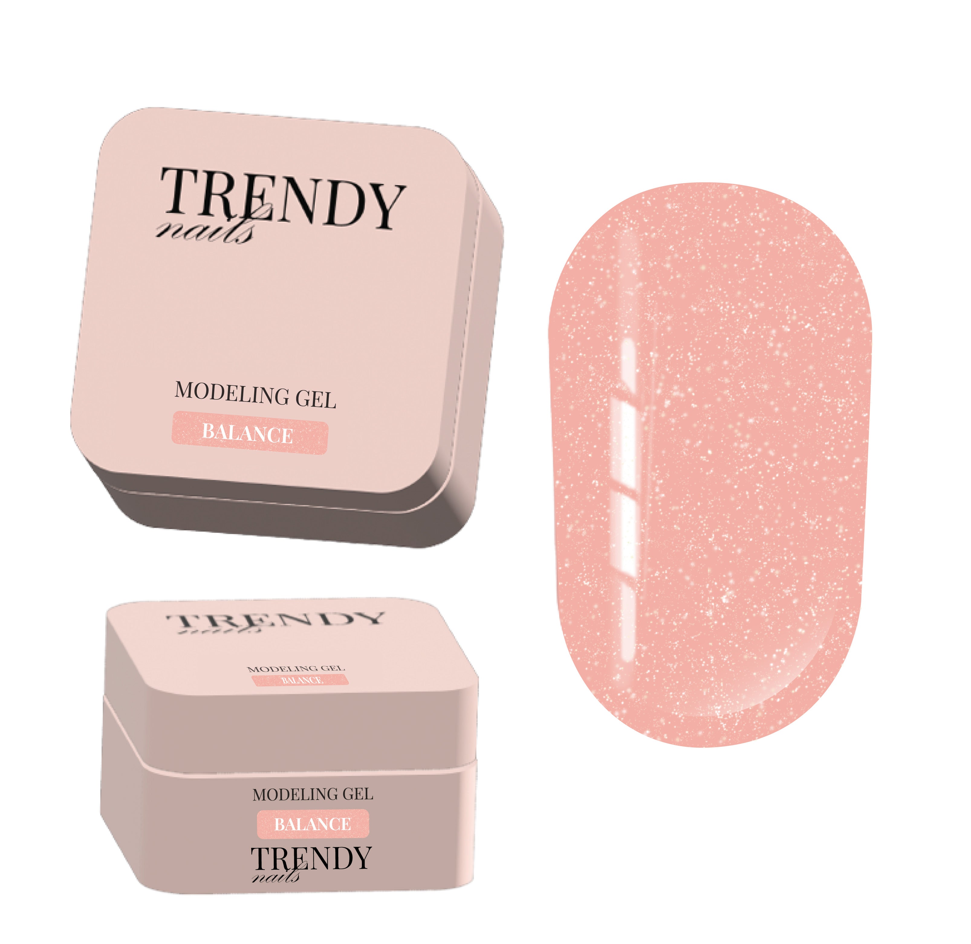 Гель для моделирования самовыровняющийся Balletti Collection „Saute“ от Trendy Nails (15/30мл)