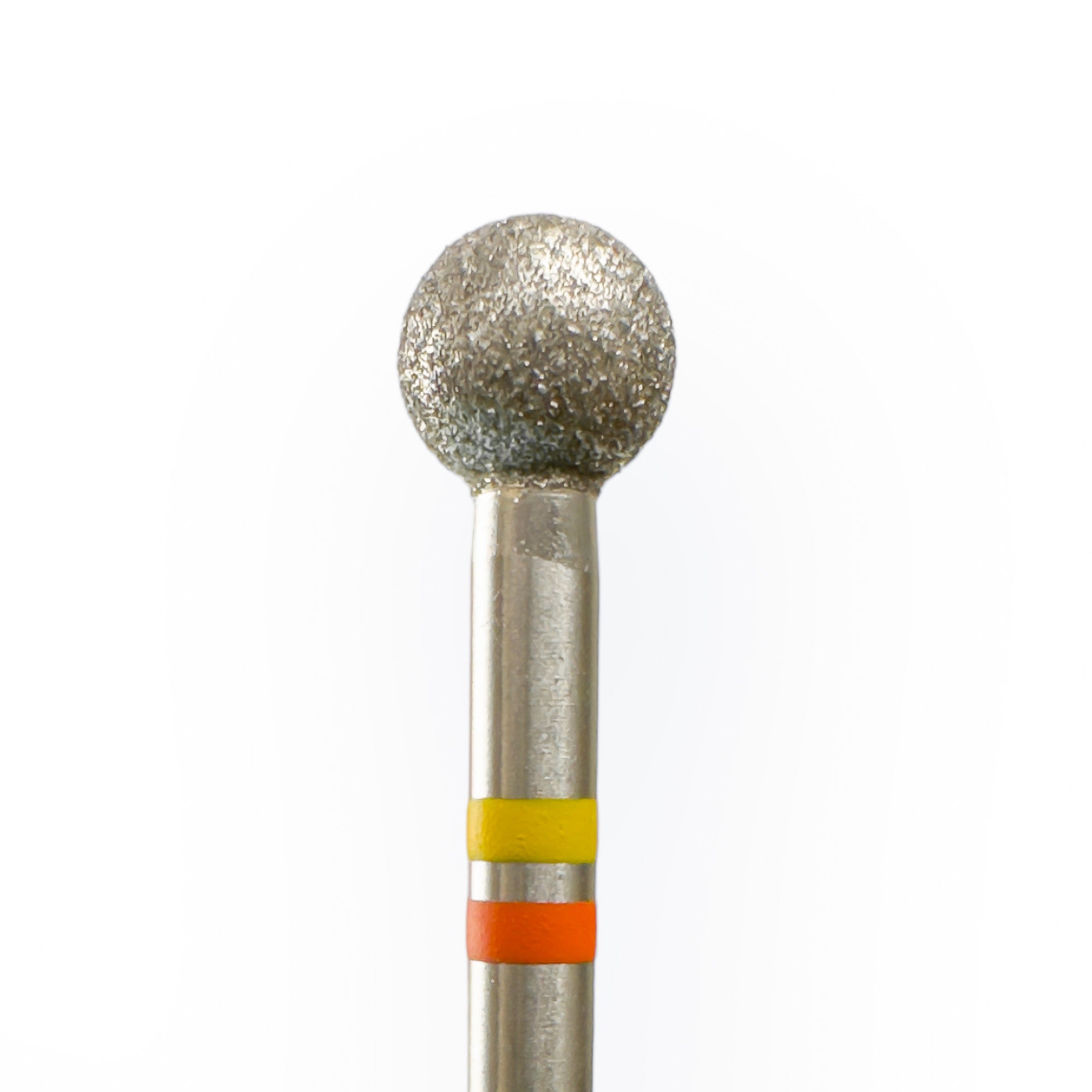 Milling cutter attachment ball diamond bit very fine (yellow ring) in sizes: 2mm to 5.0mm from KMIZ