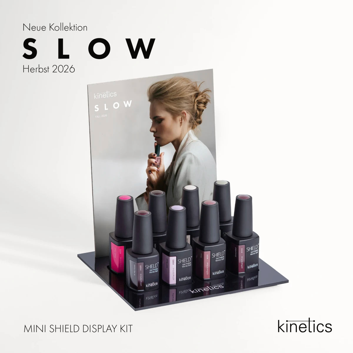 Коллекция гель-лаков Kinetics SHIELD SLOW, осень 2026