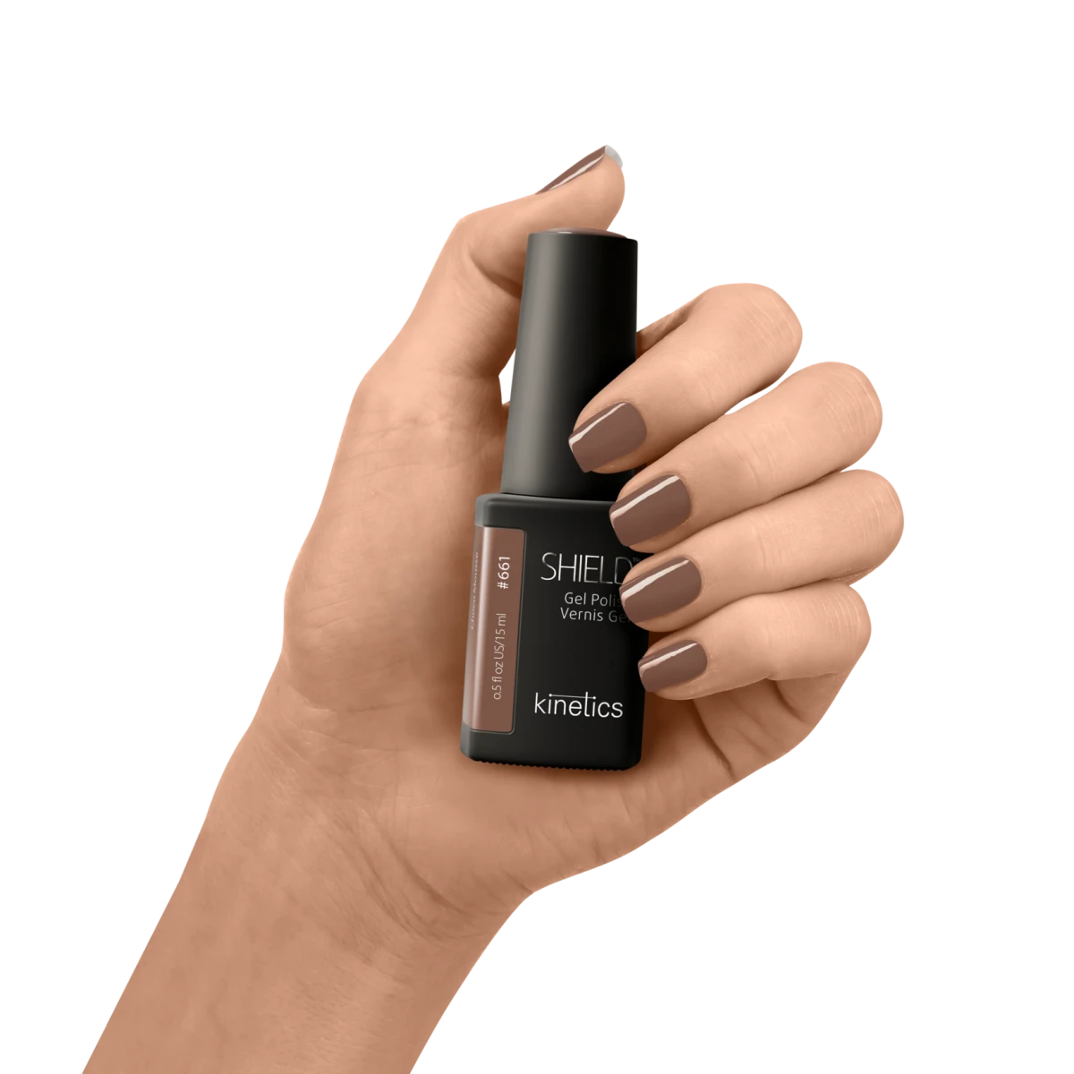Kinetics SHIELD Gel Polish "Choco Mousse" Nr. 661 (15ml) (TPO/HEMA-free)