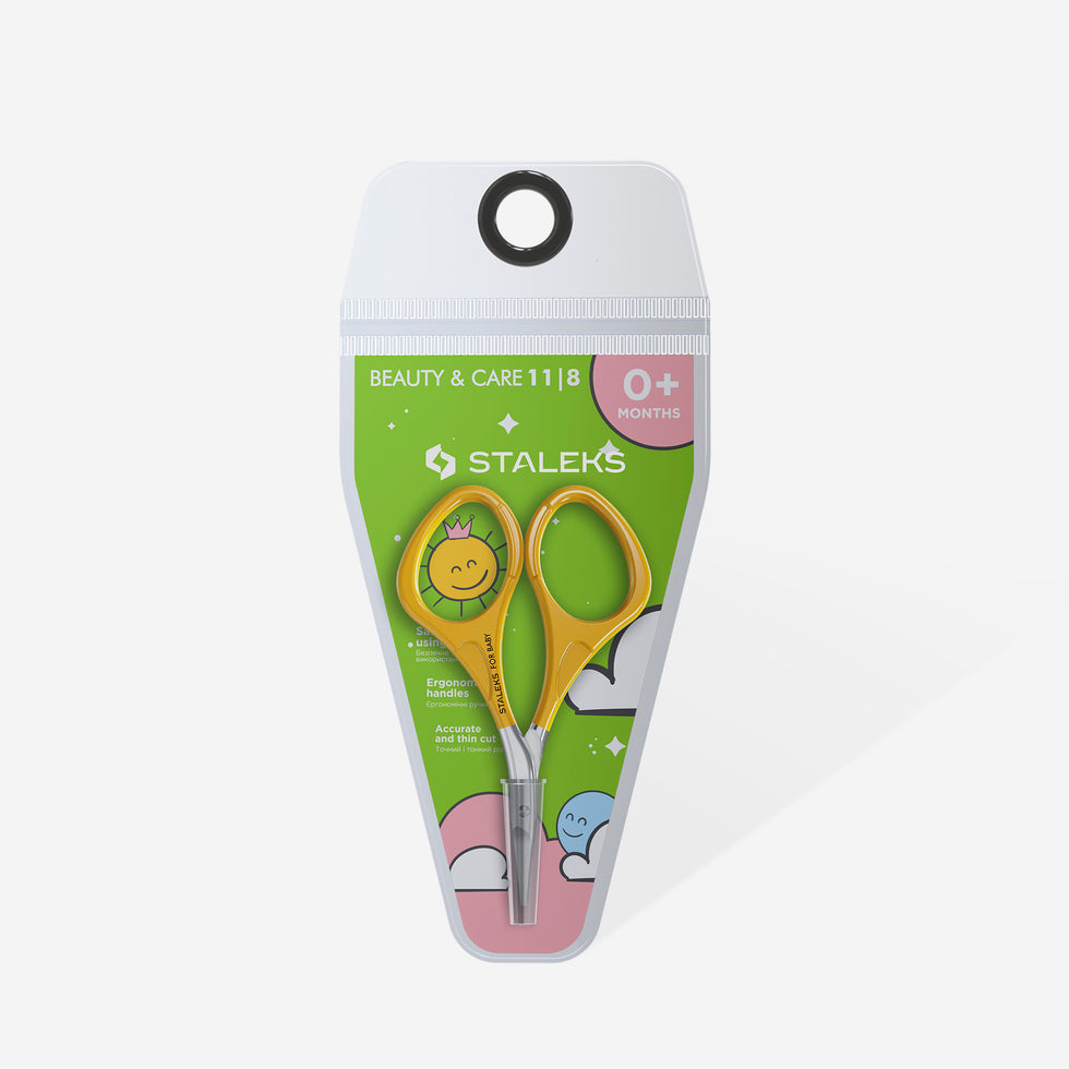 Set Baby/Children's Scissors for Nails SBC-10 with Nail File BEAUTY & CARE