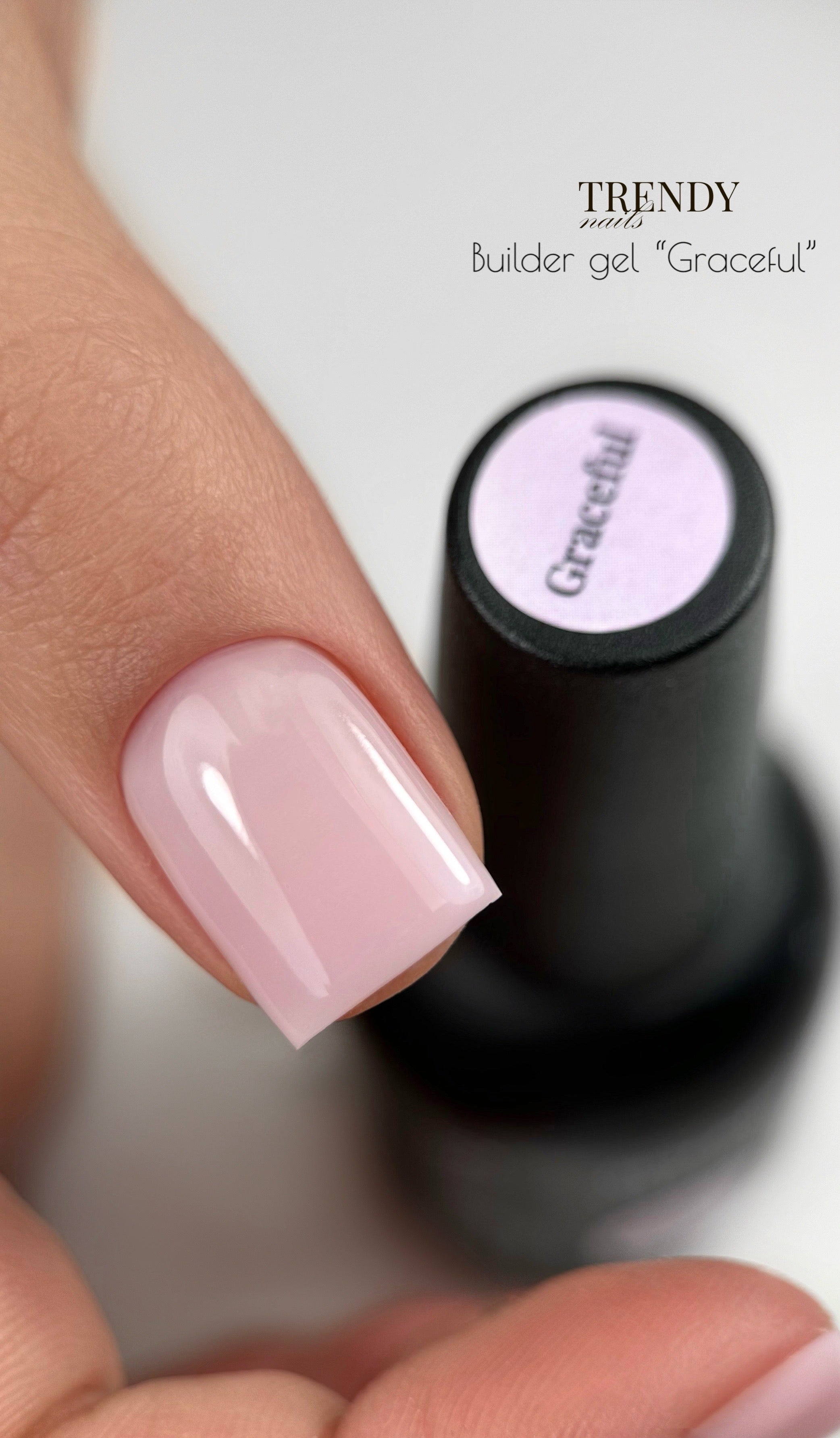 Builder Gel Graceful in der Flasche oder Tiegel von Trendy Nails 15ml/ 30ml (selbstglättend)