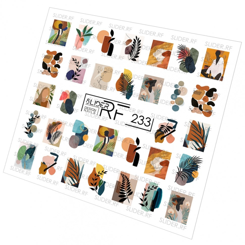 Sticker Design RF233 (водорастворимые наклейки) Слайдер
