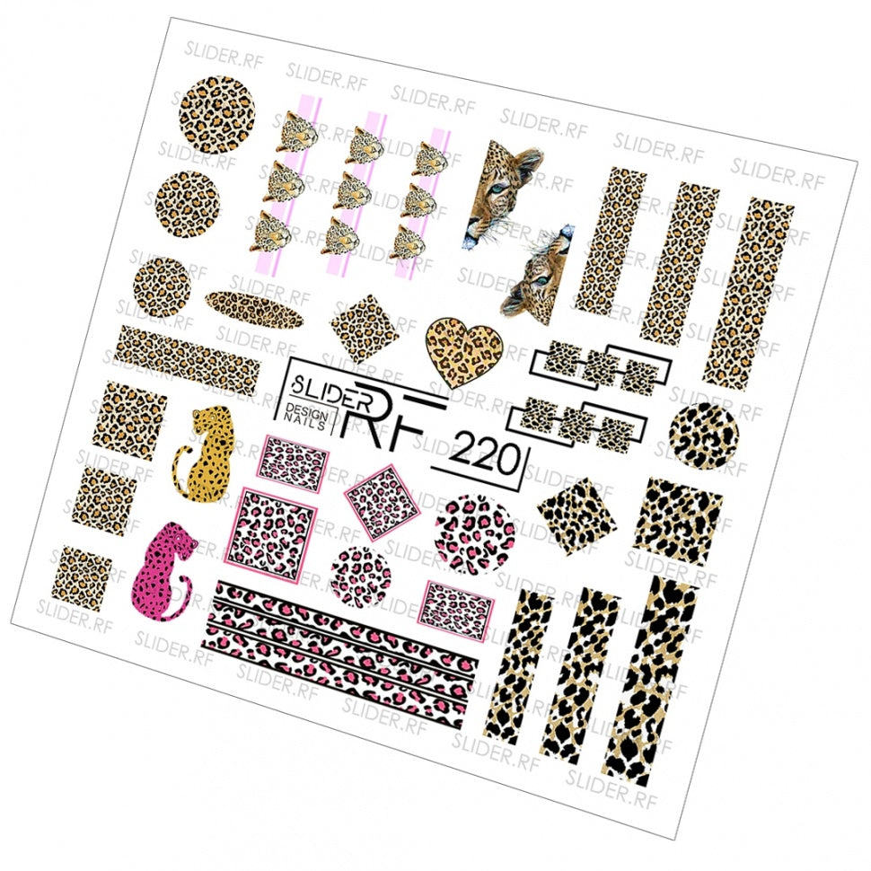 Sticker Design RF220 (водорастворимые наклейки) Слайдер