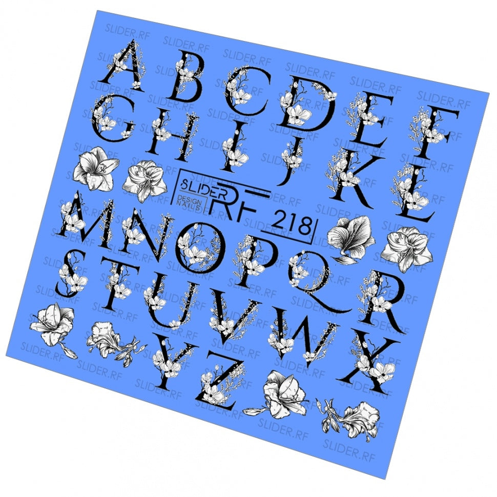 Sticker Design RF218 (Water-soluble Stickers) Slider