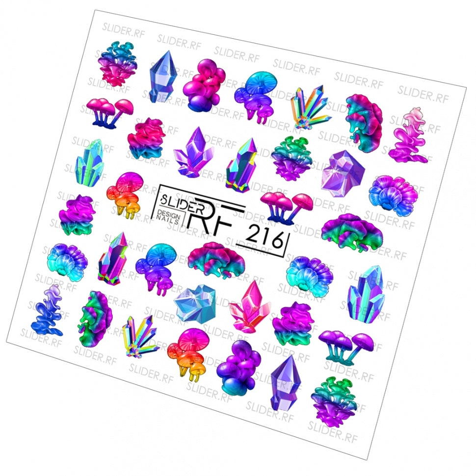 Sticker Design RF216 (Water-soluble stickers) Slider