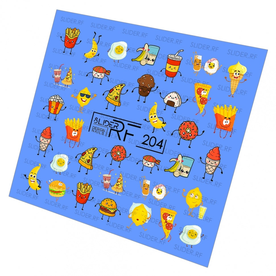 Sticker Design RF204 (Adesivi rimovibili) Slider