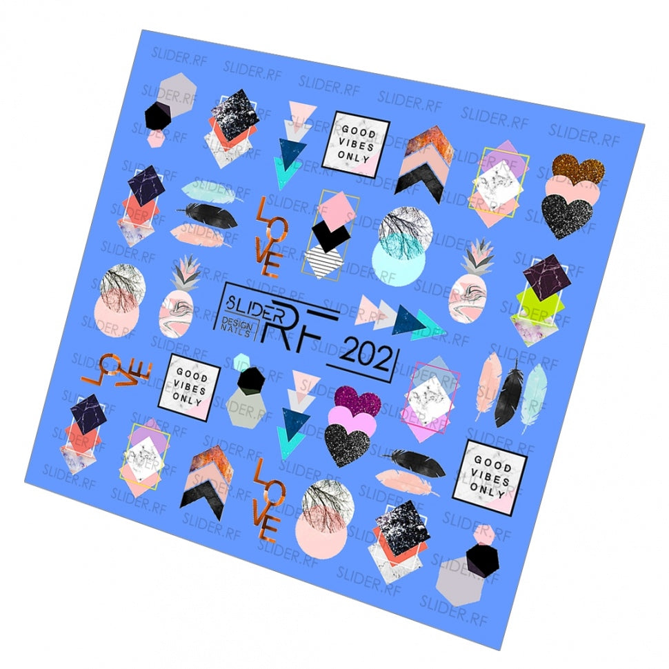 Sticker Design RF202 (Adesivi a acqua) Slider