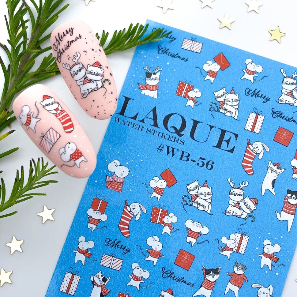 Sticker Design WB56 (Water-soluble stickers) Winter motifs available again from 28.09