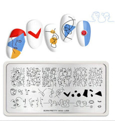 Stamping Platte Schablone  Artist L009