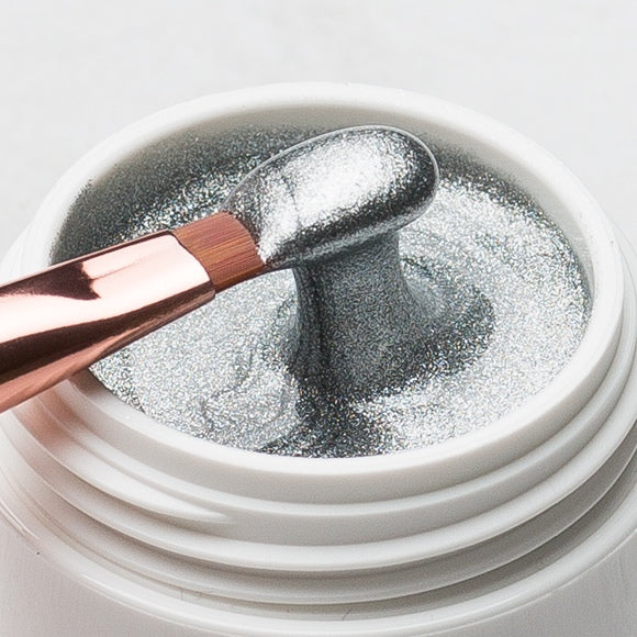 Nailart Glittergel 'Silver' (without sweat layer) by Love My Nails
