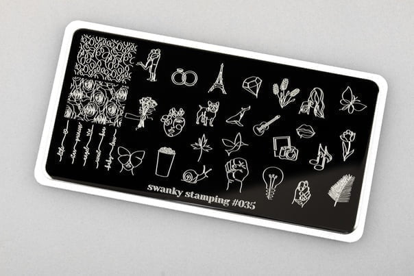 Stamping Plate Stencil No. 035 by Swanky