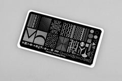 Stamping Platte Schablone  Nr. 055 von Swanky