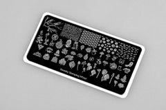 Stamping Platte Schablone  Nr. 010 von Swanky