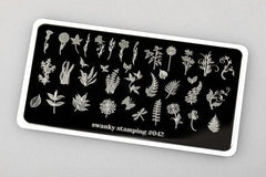 Stamping Platte Schablone  Nr. 042 von Swanky