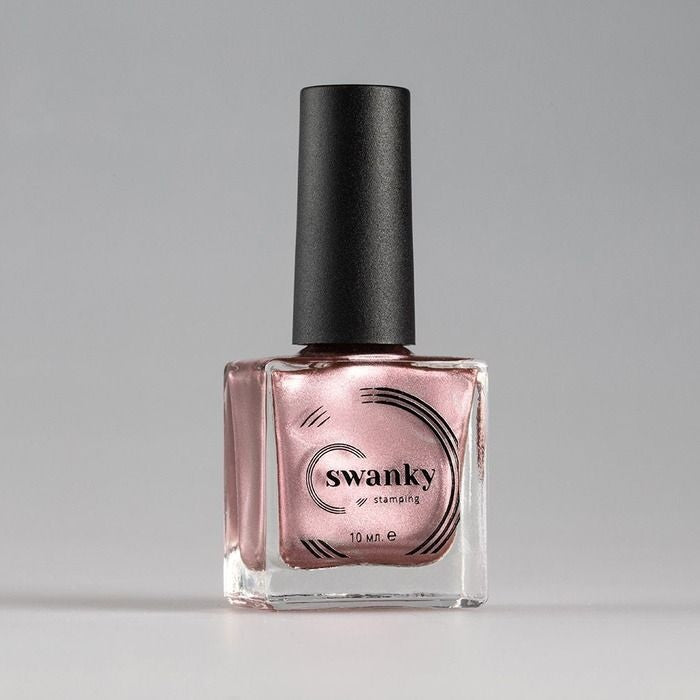 Stamping polish dorato-rosa metallico Nr. 03 di Swanky