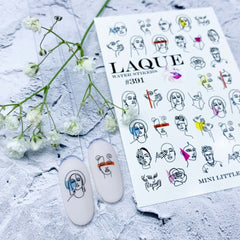 Sticker Design 391 (Adesivi dissolvibili in acqua) di Laque