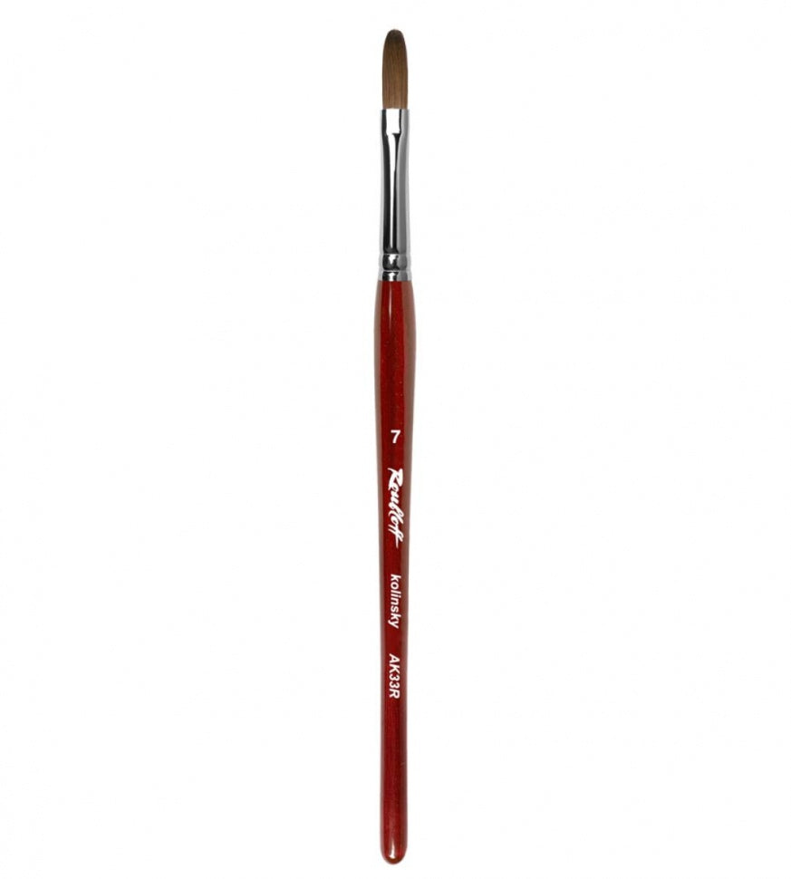 Pennelli Roubloff per la modellazione delle unghie con acrilico. AK33R Tag. 4-8