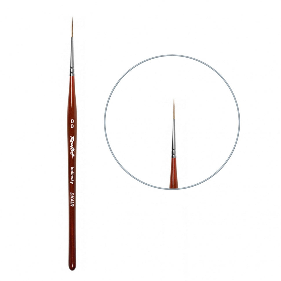 Roubloff brush for thin and long lines DK13R size 00-Y00
