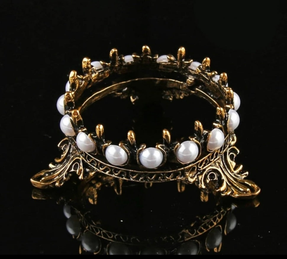 Portapennelli corona oro antico