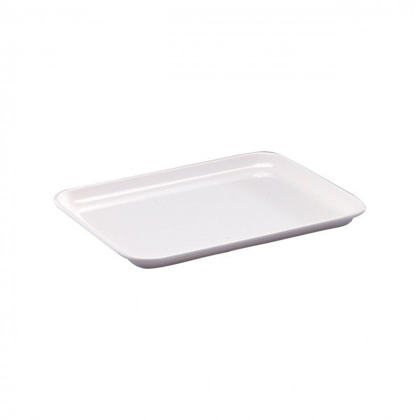 Instrument tray with high rim white, 18 X 24 X 1.7 cm
