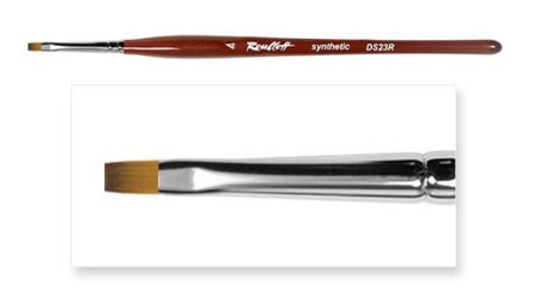 Roubloff Pinsel für One Stroke Design  DS23R Gr. 4