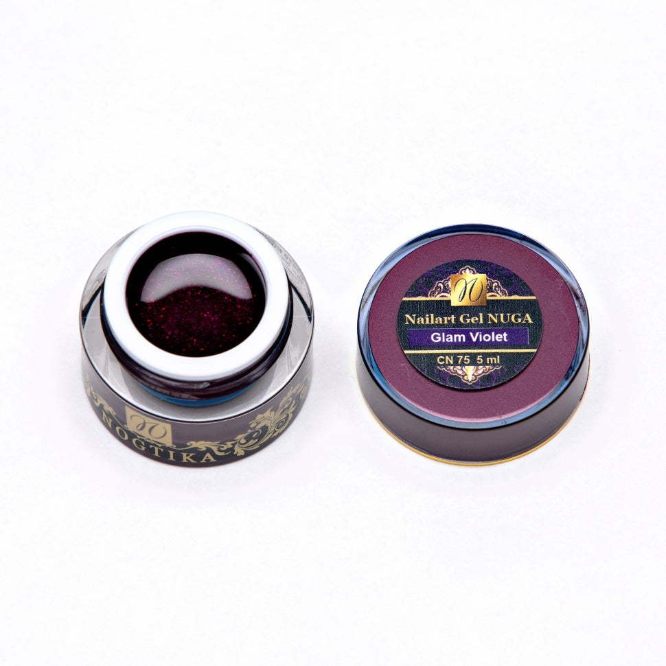 Nailart Farbgel NUGA "Glam Violet" (ohne Schwitzschicht) CN75  (TPO/HEMA-free)
