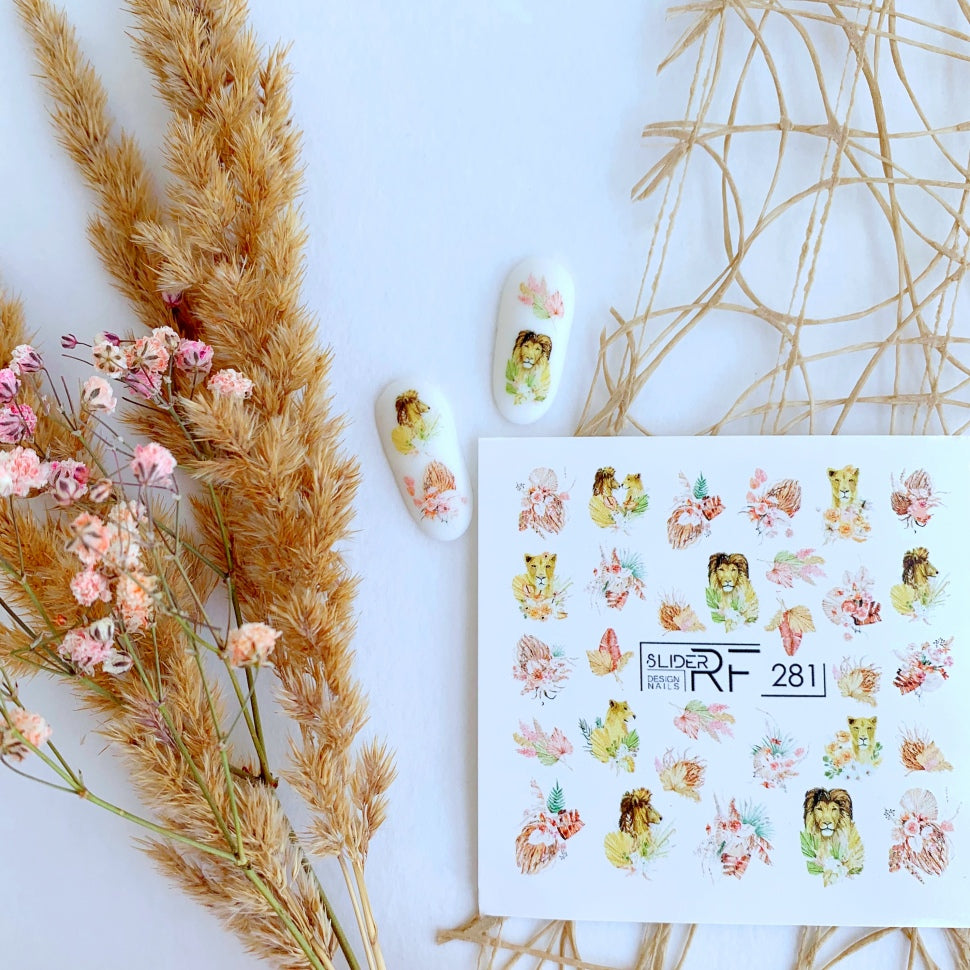 Sticker Design RF281 (Water-soluble stickers)