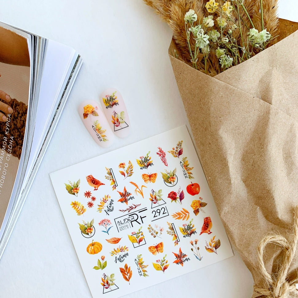 Sticker Design RF292 (Water-soluble stickers)