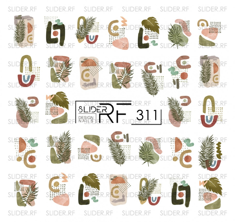 Sticker Design RF311 (Water-soluble stickers)
