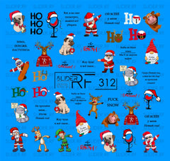 Sticker Design RF312 (Wasserlösliche Aufkleber)