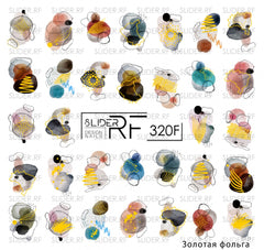Sticker Design RF320f Gold (Adesivi dissolvibili in acqua)