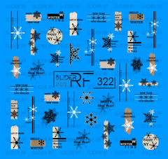 Sticker Design RF322 (Wasserlösliche Aufkleber)