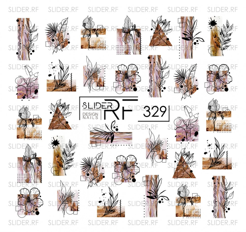 Sticker Design RF329 (Adesivi delicati)