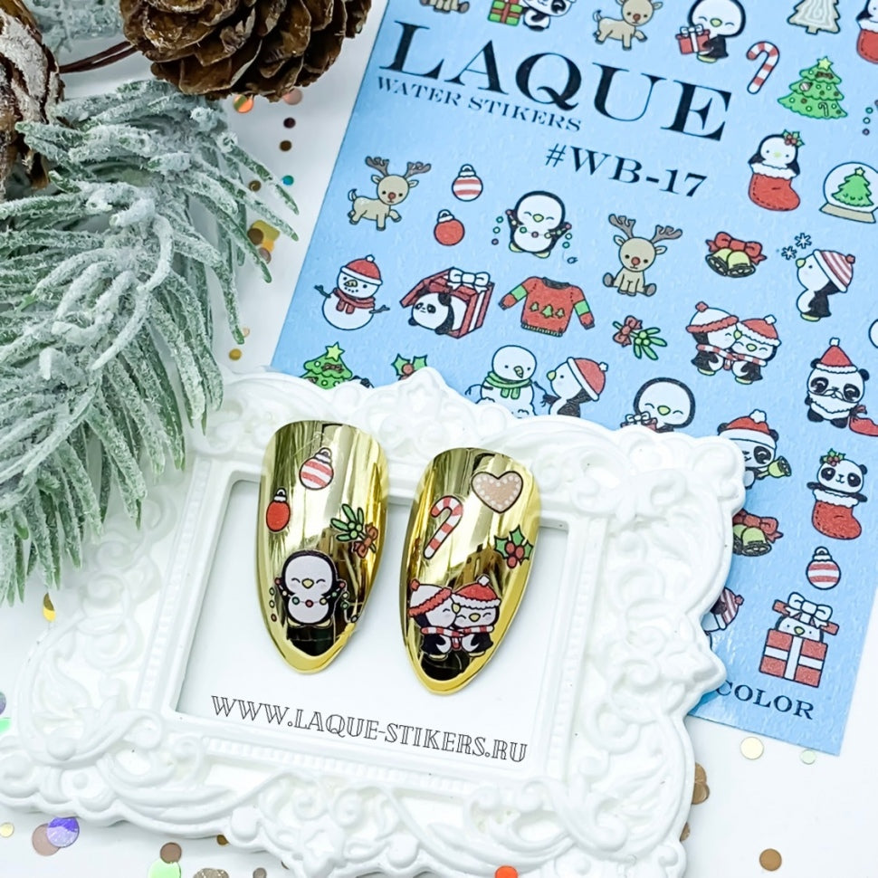 Sticker Design WB17 (Water-soluble Stickers) Winter Motifs