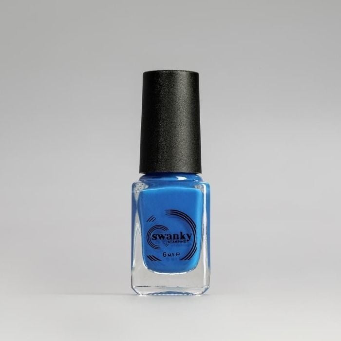 Stamping varnish neon blue No. S14 from Swanky